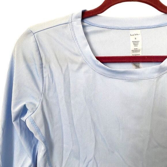 NICOLE MILLER Cropped‎ Active Long Sleeve Top Sz Sm - Picture 3 of 5